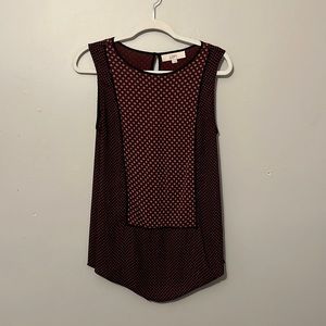 Womens LOFT maroon blouse